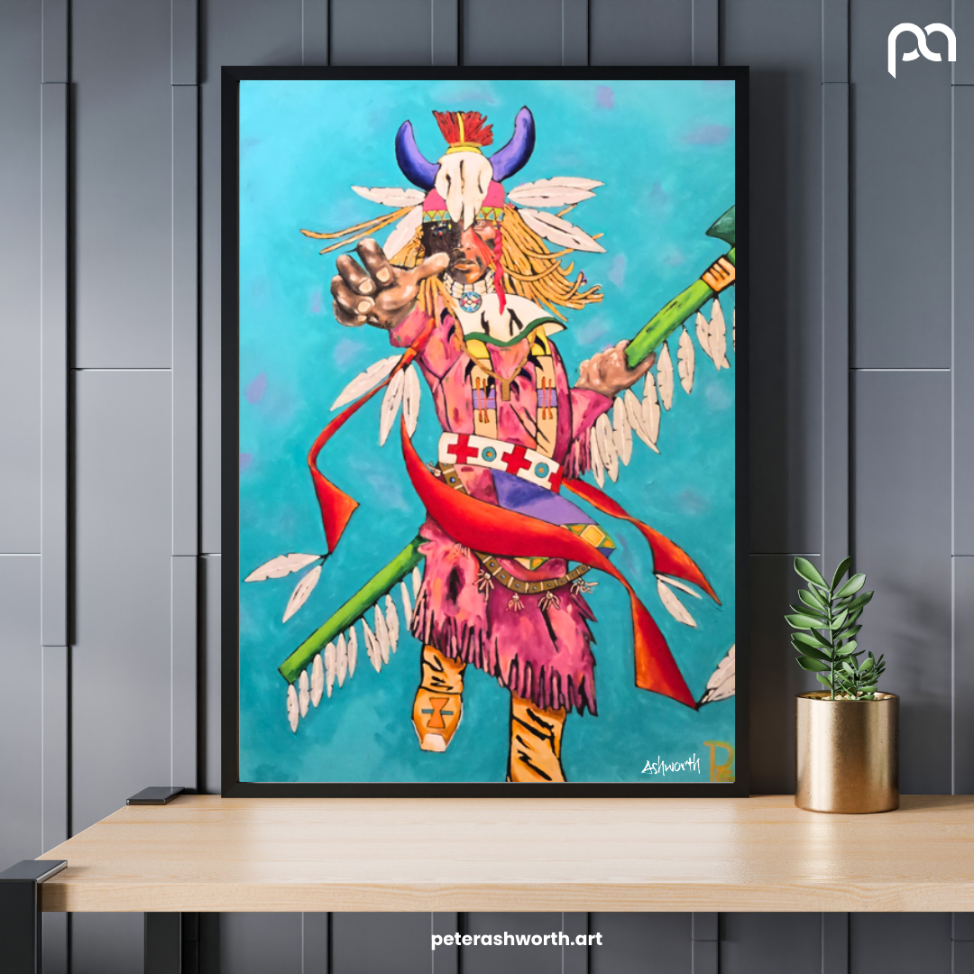 Shaman-print art