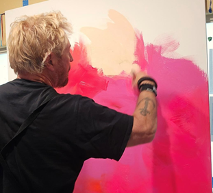 Artist in Studio