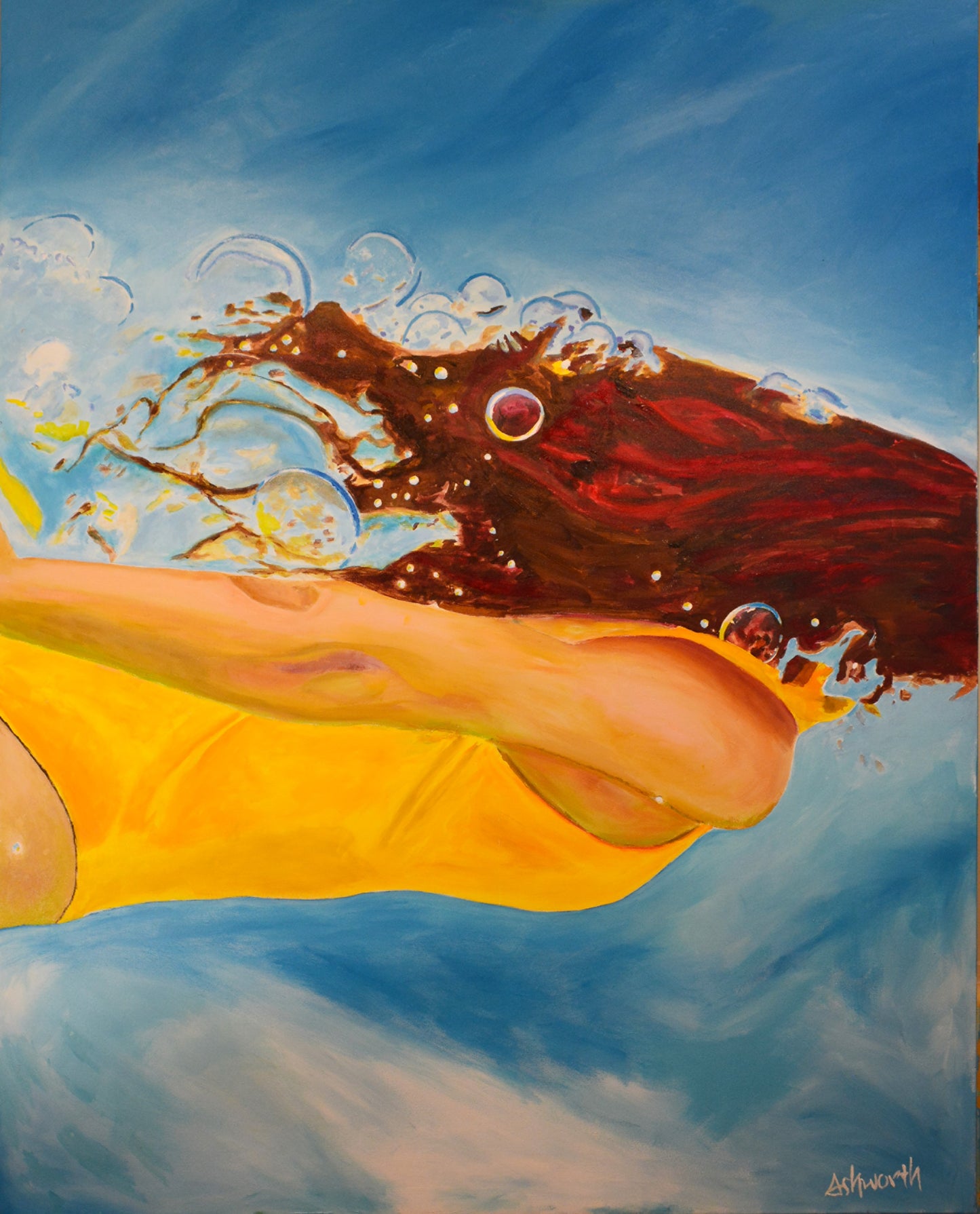 Ephemeral Reflections - The Perfect Moment (Swimmer Girl 1)